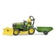 thumbnail image 1 of Tractor de césped Bruder 09824 bworld John Deere con remolque y jardinero, 1 of 5