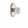 thumbnail image 4 of Grandeur 822386 Arc Solid Brass Rose Privacy Door Knob Set - Brass, 4 of 6