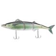 thumbnail image 2 of Señuelo de peces de cebo de múltiples segmentos con anzuelo triple aparejos de pesca de mar 20cm, 2 of 9