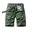 Olive Green, variant on WREESH Men's Cargo Shorts Plus Size Cargo Shorts Multi-Pockets Relaxed Summer Beach Short Pants Outdoor Workout Shorts Olive Green