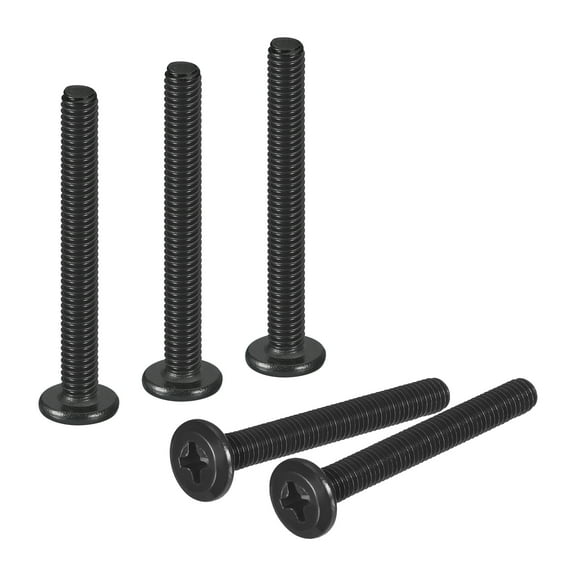 20Pack M4-0.7 x 35mm Flat Round Head Machine Screws, Phillips Drive Fastener