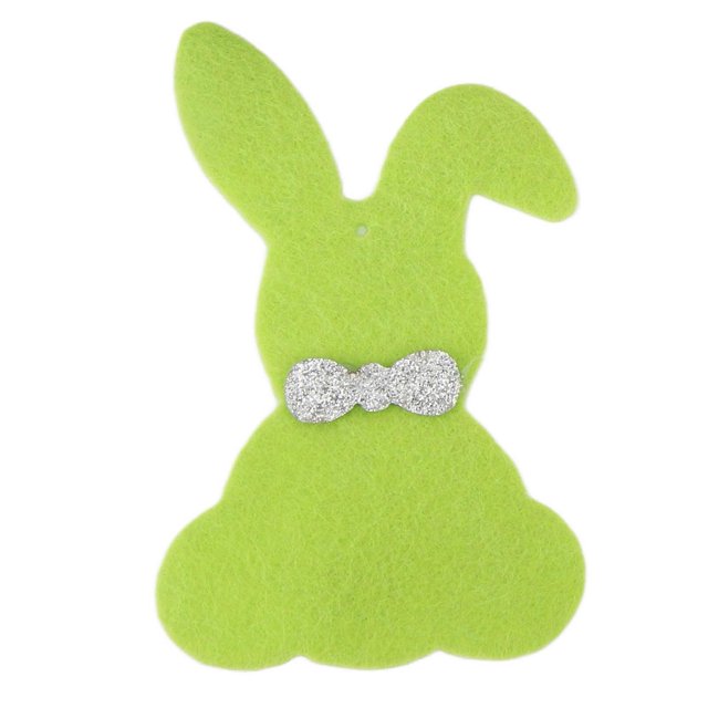 3 Set Rabbit Banner Decoration Cute Felt Rabbit Banner Happy Easter Banner Garland for Home Decor