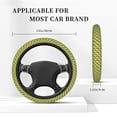 thumbnail image 3 of Uemuo Avocado Printed Car Elastic Steering Wheel Cover - Universal Car Accessory for Diverse Cars Anti-Slip, and Comfortable- 15", 3 of 8
