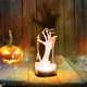 thumbnail image 4 of Adornos de Halloween, Decoración de Halloween, Regalos de Halloween, Manualidades de madera, Velas fantasma, Sombras fantasmales, Decoraciones para fiestas de Halloween de terror, Adornos para el hoga, 4 of 5