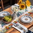 thumbnail image 2 of Dwarfs with Love Table Runner, Sunflower Flower Kitchen Table Runners Dress Scarves for Table Decorations Party/Restaurant/Indoor Outdoor Use, 13x36in, 2 of 9
