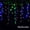 Multicolor, variant on Christmas Lights Waterfall Outdoor Decoration 5M Droop 0.4-0.6m Led Lights Curtain String Lights Party Garden Eaves Decoration