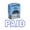 Blue Ink, variant on Printtoo PAID Self Inking Rubber Stamp Office Stationery Custom Shiny Stamp