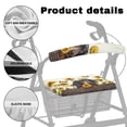 thumbnail image 5 of HELLHERO Sunflower Puppy Rollator Seat Covers Stain Proof for The Elderly Easy to Clean Rollator Walker Seat Back Cover for Elderly, 5 of 7