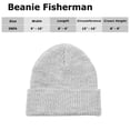 thumbnail image 3 of Unisex NEFF Fisherman  Beanie Black One Size Fits Most, 3 of 3