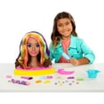 thumbnail image 3 of Barbie Deluxe Styling Head with Color Reveal Accessories and Wavy Brown Neon Rainbow Hair, 3 of 7