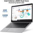 thumbnail image 2 of Laptop BiTECOOL 14'' intel Celeron J4005 6GB/128GB a 1TB SSD, 2 of 3
