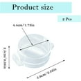 thumbnail image 2 of 2 Pack Deadbolt Child Safety Lock Cover, Child Proof Door Knob Cover, Door Safety Deadbolt Lock for Kids (Transparent), 2 of 4