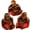 Red, variant on Stoneage Arts Buddha - Monk Bring Joyful Energy Evoking The Pictorial Maxim See No Evil, Hear No Evil, Speak No Evil (Red, Buddha, 4 Inch (Set of 3))