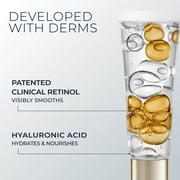 RoC Retinol Correxion Line Smoothing Eye Cream with Clinical Retinol for Fine Lines, Wrinkles (Crow’s Feet), Dark Circles & Puffiness, Fragrance-Free, 0.5 oz