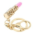 thumbnail image 3 of Llavero Colorido ANGGREK Con diamantes de imitación Mini Forma de Lápiz Labial, 3 of 7