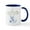 White/Navy Inside, variant on CafePress - Shalom W/Dove (Hebrew) Mug - 11 oz Ceramic Mug - Novelty Coffee Tea Cup