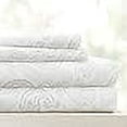 thumbnail image 3 of ienjoy Home 4 Piece Coarse Paisley Patterned Home Collection 4 Sheet Set, Full, Gray, 3 of 4