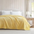 thumbnail image 3 of Martha Stewart the Bedford Collection Lemon Bar Twin Bed Blanket, Soft Cozy Bedroom Blanket, Machine Washable, 3 of 5
