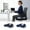 Black, variant on Lwlmwt Seat Cushion,Orthopedic Foldable Seat Cushion,Hip&Sciatica&Tailbone Pain Relief Memory Foam Office Chair Cushion,for Office Chairs/Desk Seats/Wheelchair