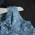 thumbnail image 5 of Kids Sets Baby Girls Summer Suits, Country Style Cotton Floral Patterns Short + Pant Girls Clothing, 5 of 5