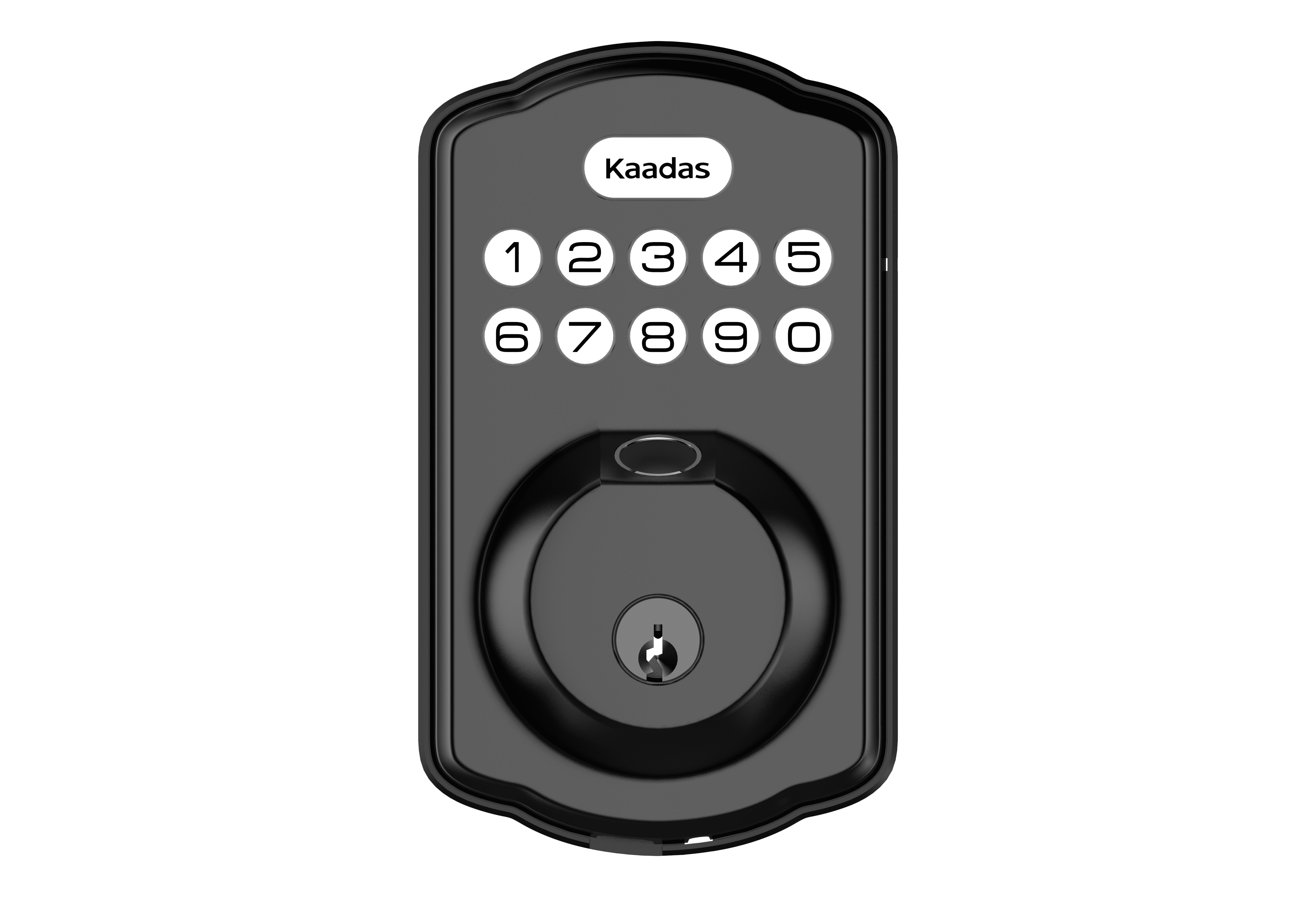 Kaadas Fingerprint Electronic Keypad Deadbolt Lock in Black