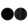 thumbnail image 5 of Unique Bargains 1 Pc Hollow Hair Shampoo Brush for Head Massage 2.6"x3.46" Black, 5 of 6