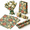 Green 2, variant on Green 5 Green Leaf Gift Wrap Tissue Paper 20x14 Inch 50 Count