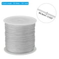 thumbnail image 2 of Uxcell 0.8mm x 109 Yard Nylon Satin Cord 0.8mm Beading String Braided Rope, Gray, 2 of 6