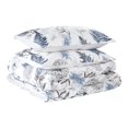 thumbnail image 1 of AeroSoft Bailey 3-piece Contemporary Microfiber Queen Quilt Set in White, 1 of 9