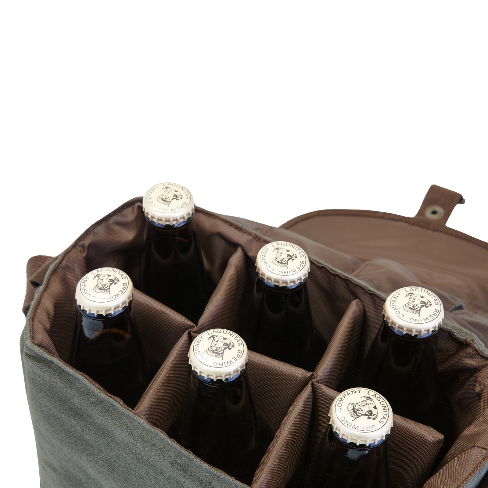 Picnic Time Beer Caddy Cooler Tote with Opener Black
