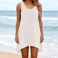 thumbnail image 5 of yillto Women Sleeveless Nightgowns Lightweight Loose Sleepwear Nightshirts Summer Casual Vacation Dress, 5 of 7