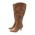 thumbnail image 4 of Journee Collection Estrella Women's Faux Lizard Knee-High Boots Light Pink, 4 of 7