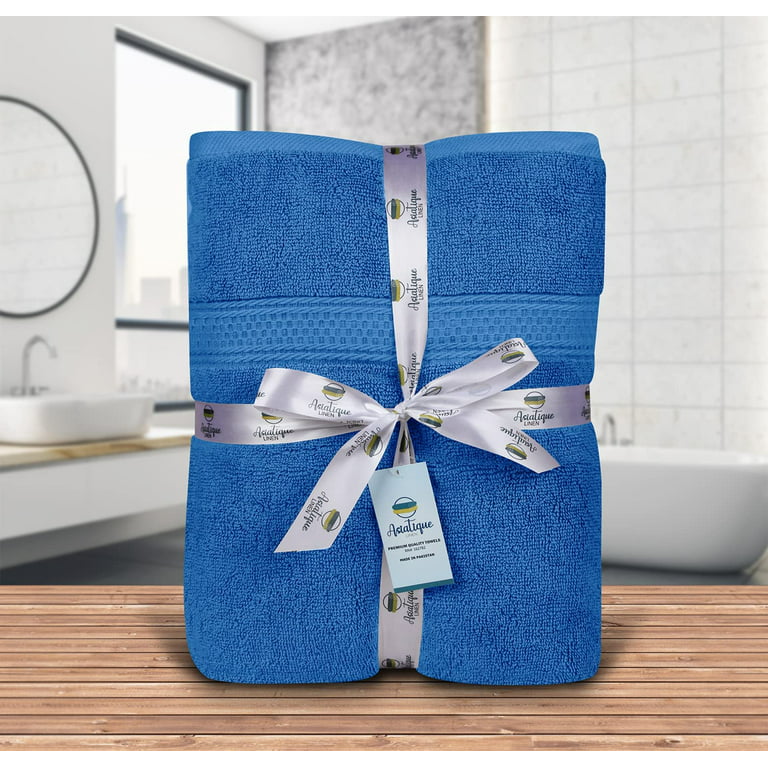 Real Living Euphoric Expression Supersonic Blue Washcloths, 6-Pack
