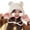 White, variant on Cute Bear Ears Hat Female Plush Hat Female Warm Ear Protection Student Lei Feng Hat