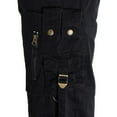 thumbnail image 3 of TISHITA Pantalon de Travail Rétro Élégant pour Homme Garçon à Multiples Poches pour la Marche et la Randonnée 10 Tailles Noir, 3 of 8
