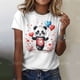 thumbnail image 5 of Camiseta con estampado de Panda de dibujos animados para mujer, camisetas de manga corta con cuello redondo, Jersey suelto para mujer, Tops de moda urbana para mujer, 5 of 5