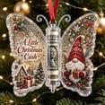 thumbnail image 5 of Christmas Cash Gift Ornament, Acrylic Christmas Butterfly Shaped Souvenir Money Holder, Seasonal Festive Hanging Printed Tree Keepsake Pendant, Funny Xmas Tree Hanging Ornament Decor, 5 of 8
