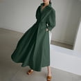 thumbnail image 2 of Liveday Women Long Sleeve Dress High Waist Casual Long Shirt Dress, 2 of 4