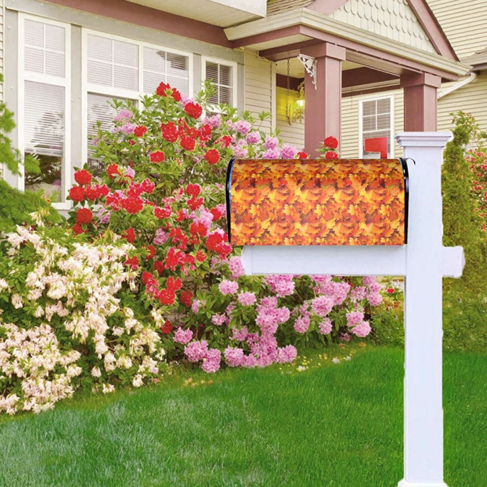 Kdxio Magnetic Mailbox Cover 25.5x21 in Mailbox Cover Outdoor Decoration Holiday Mailbox Covers for Home Garden Yard-25.5x21 in