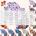 thumbnail image 3 of CAICJ98 Halloween Pajamas for Boys Pumpkin Ghost Pajamas for Toddler Girls Long Sleeve Top and Pants Pjs Set Kids 2 Piece Soft Cotton Sleepwear (2-3 T,Orange), 3 of 9