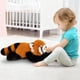 thumbnail image 3 of Funda de almohada de mapache de brazos largos, almohada de peluche súper suave de gran tamaño, ideal para niños y adultos., 3 of 6