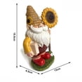 thumbnail image 2 of Adornos Divertidos De Duende De Jardín, Estatuas De Girasol Con Enano De Resina, Miniatura Impermeable Para Decoración De Interiores Y Exteriores Yuarrent VI011550-00, 2 of 6