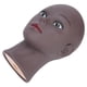 thumbnail image 5 of Cabeza de maniquí modelo africano, sombrero, peluca, exhibición de joyería, práctica, cabeza de maniquí calva negra, 5 of 5
