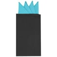 thumbnail image 1 of INSPIRE CHIC Men's Pocket Squares PreFolded Triangles On Card Suit Handkerchief Blue One Size, 1 of 4