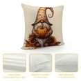 thumbnail image 4 of QZHH Fall Gnome Pumpkin Decorative Throw Pillow Covers, Autumn Truck Buffalo Plaid Check Porch Patio Outdoor Pillowcase, Maple Leaves Thanksgiving Farmhouse Cushion Case Home Decor, 4 of 5
