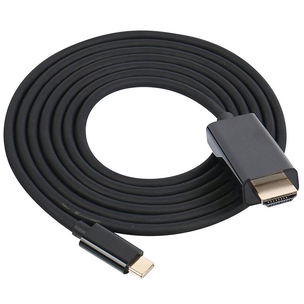 Twowood auricular USB-C TYPE-C 3.1 a Cable de video HDTV 4K compatible con HDMI para Samsung Galaxy S8 MacBook Pro