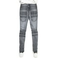 thumbnail image 2 of X RAY JEANS  Little Boy's Moto Jeans, Grey, 6, 2 of 6