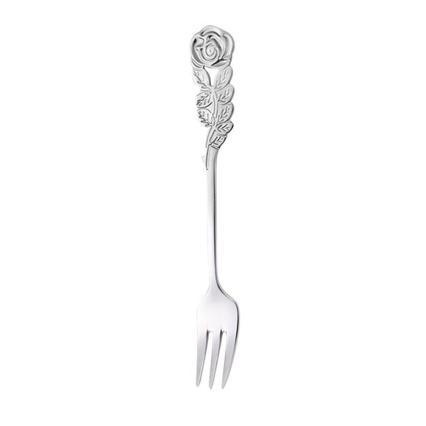 Conjunto de Regalo de Café Navidad Acero Inoxidable Cuchara de Rosa Tenedor Cucharas de Agitación de Café Postre Tenedores Regalos de Navidad Accesorios de Cocina Decoración de Vajillas Conjunto de Re