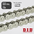 thumbnail image 2 of Cadena para motocicleta D.I.D. 525VXx130L negro M, 2 of 9