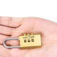 thumbnail image 2 of Dial Number Lock Zinc Alloy Digital Hanging Lock for Travel Use 2Pcs Pack, 2 of 2